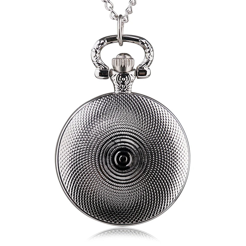 Disney's Beauty and the Beast Rose in Glass Dome Engraved Quartz Pocket Watch - Disney - 