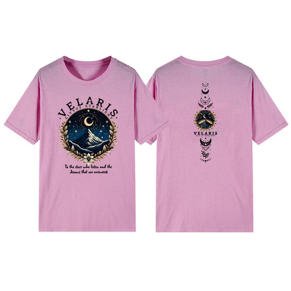 Velaris City of Starlight ACOTAR Night Court Mountains Women's T-Shirt - ACOTAR - Pink / S