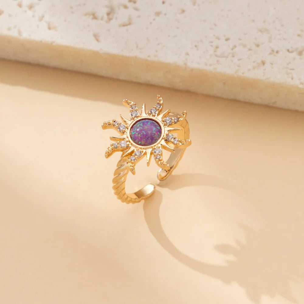 Disney's Tangled Rapunzel Golden Sun Women's Necklace, Earrings or Ring - Disney - Ring - Gold