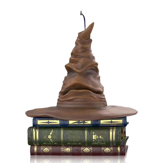 Harry Potter Hogwarts Sorting Hat & Books Christmas Tree Ornament - Harry Potter - Talking Style