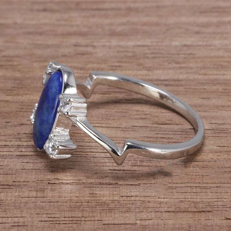 Real S925 Sterling Silver Vampire Diaries Elena Gilbert's Original Daylight Ring - The Vampire Diaries - 
