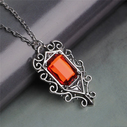 Mortal Instruments Isabelle Lightwood's Family Heirloom Ruby Pendant Necklace - The Mortal Instruments - 
