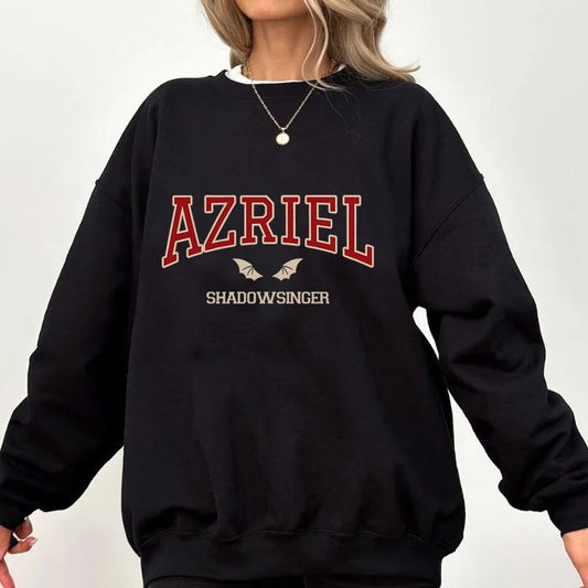 Azriel Shadowsinger ACOTAR Bat Boys Wings Women's Pullover Sweatshirt - ACOTAR - Black / S