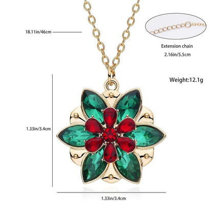 Disney's Anastasia Colorful Crystal Flower "Together In Paris" Pendant Necklace - Disney - 