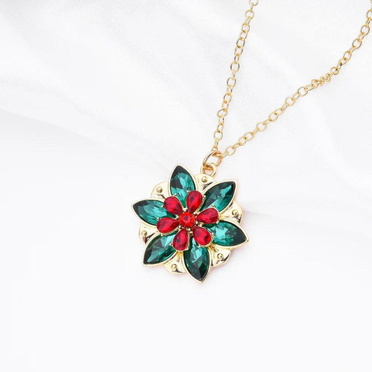 Disney's Anastasia Colorful Crystal Flower "Together In Paris" Pendant Necklace - Disney - 