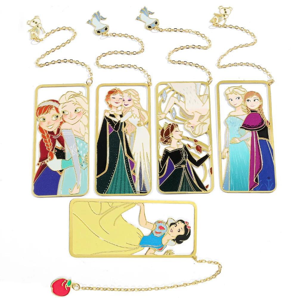 Disney's Frozen Anna & Elsa Metal Hollow Cutout Bookmark - Disney - 