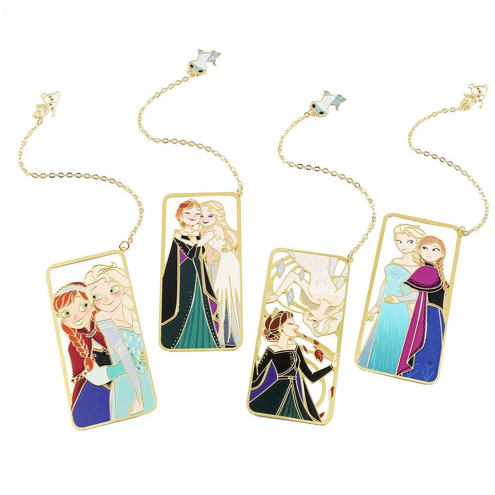 Disney's Frozen Anna & Elsa Metal Hollow Cutout Bookmark - Disney - 