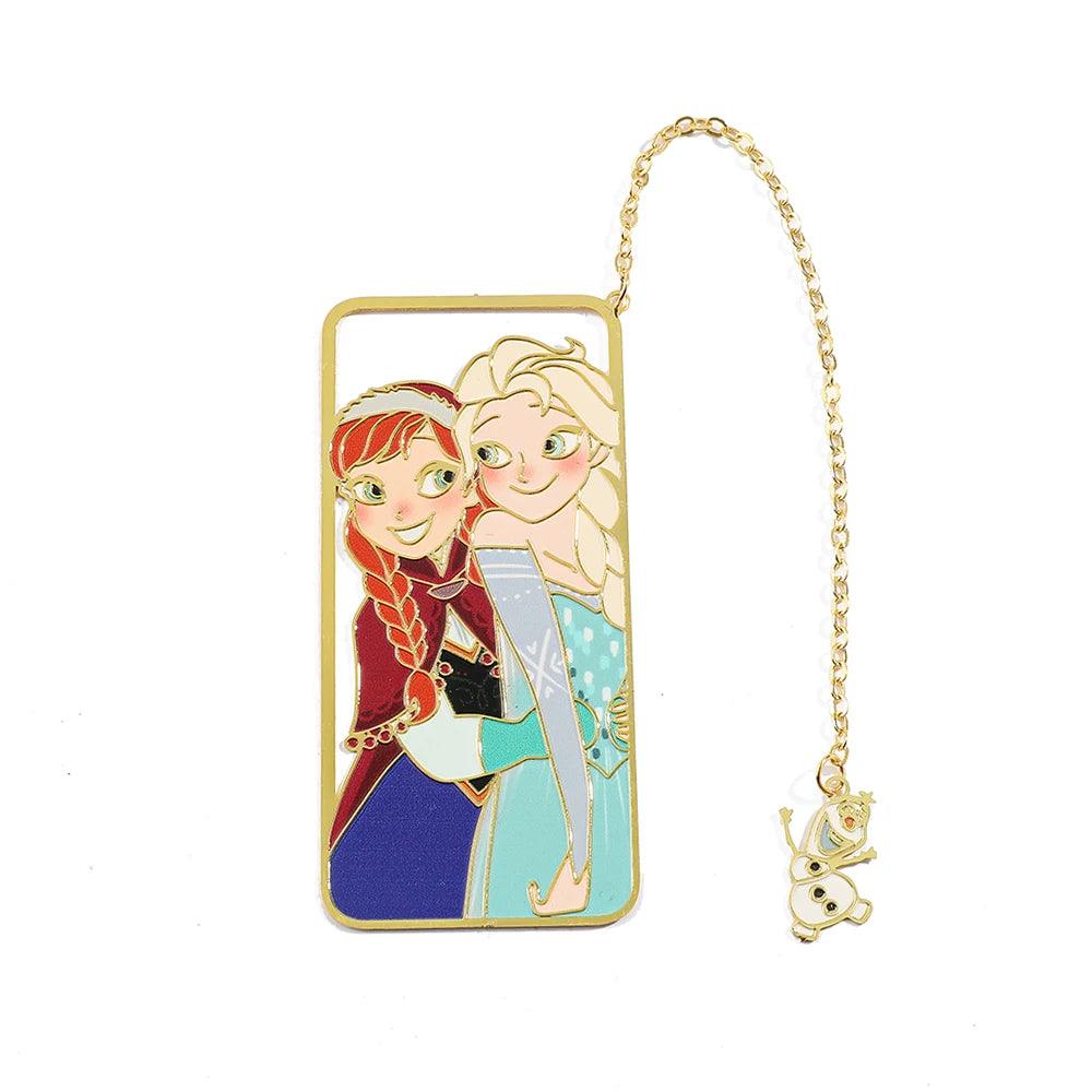 Disney's Frozen Anna & Elsa Metal Hollow Cutout Bookmark - Disney - 1