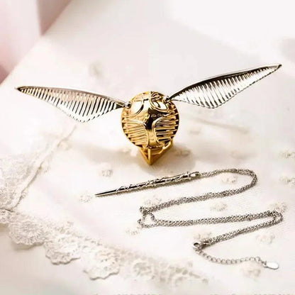 Harry Potter Golden Snitch Metal Engagement Ring Jewelry Box For Proposal - Harry Potter - 