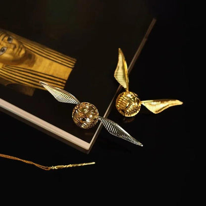 Harry Potter Golden Snitch Metal Engagement Ring Jewelry Box For Proposal - Harry Potter - 
