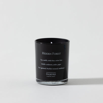 Hidden Forest Soy Wax Candle With Decorative Candle - Vanilla & Tonka Bean - Lovez Aqua© - 