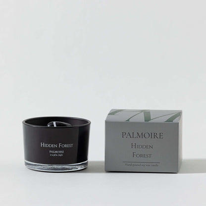 Hidden Forest Soy Wax Candle With Decorative Candle - Vanilla & Tonka Bean - Lovez Aqua© - 