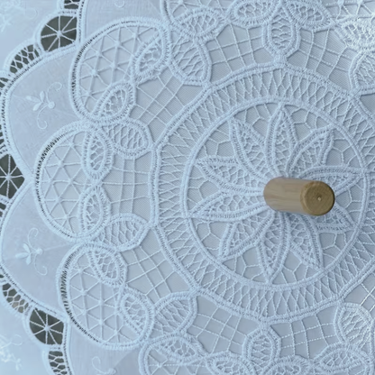 Victorian Lace Parasol | Renaissance Garden & Bridal Sun Umbrella