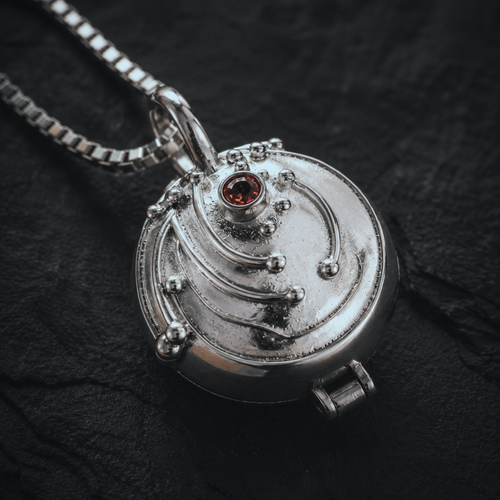 Elena Gilbert Vervain Necklace | The Vampire Diaries Sterling Silver Locket Replica