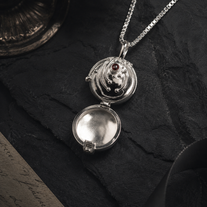 Elena Gilbert Vervain Necklace | The Vampire Diaries Sterling Silver Locket Replica
