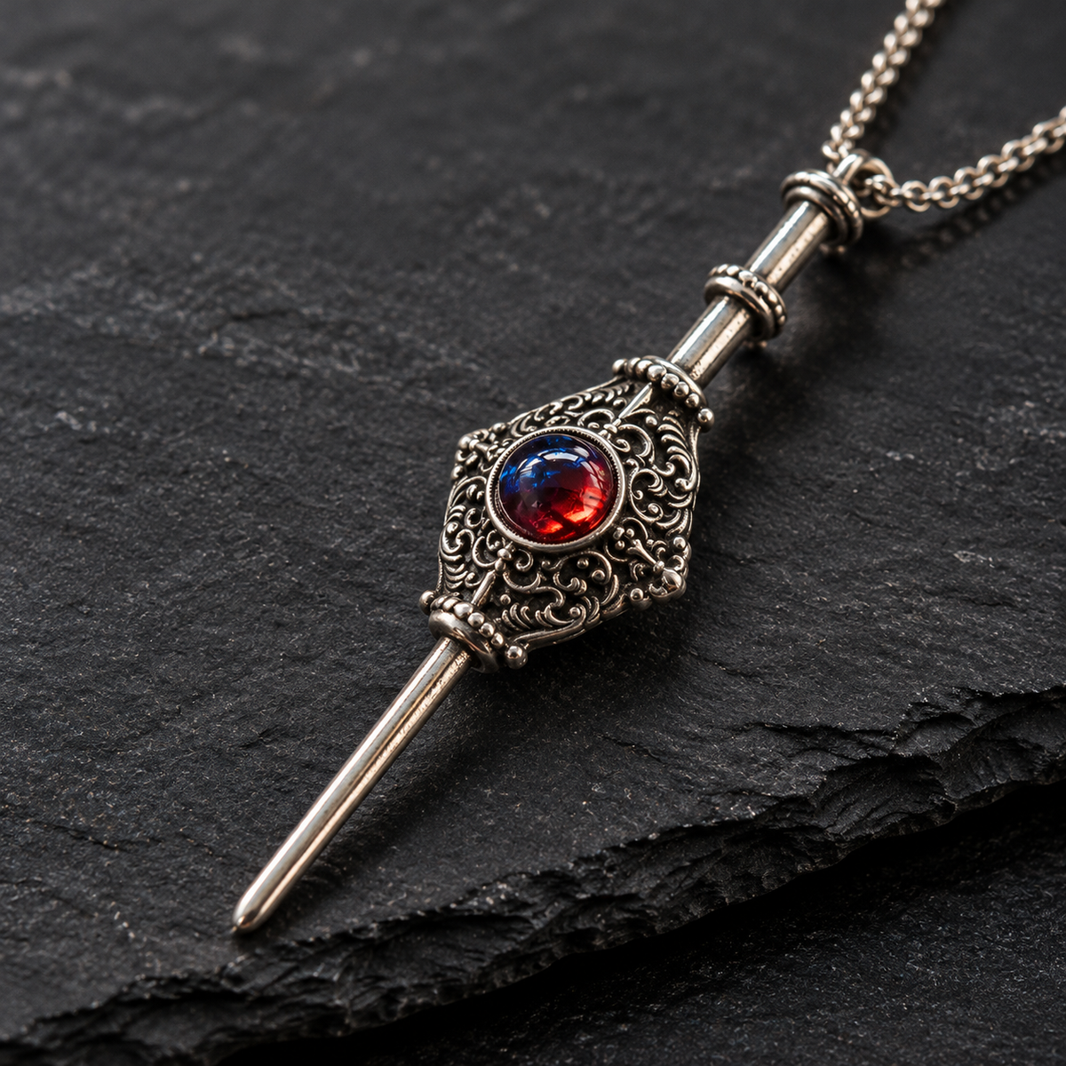 Grindelwald blood pact pendant, Fantastic Beasts necklace, Dumbledore Grindelwald jewelry, blood oath necklace, Gellert Grindelwald pendant, Crimes of Grindelwald jewelry, Harry Potter jewelry, wizarding world necklace, Dumbledore blood pact, magical artefact jewelry, gothic filigree pendant, vintage wizard necklace, dark wizard accessories, fantasy pendant necklace, Harry Potter collector gift, wizard cosplay jewelry, magical pact necklace, silver fantasy jewelry