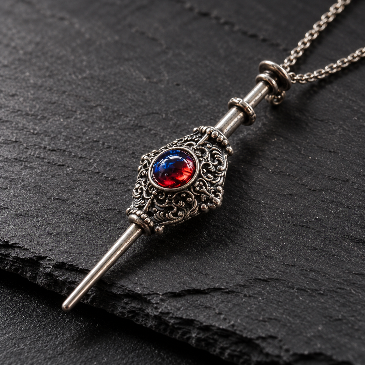 Grindelwald blood pact pendant, Fantastic Beasts necklace, Dumbledore Grindelwald jewelry, blood oath necklace, Gellert Grindelwald pendant, Crimes of Grindelwald jewelry, Harry Potter jewelry, wizarding world necklace, Dumbledore blood pact, magical artefact jewelry, gothic filigree pendant, vintage wizard necklace, dark wizard accessories, fantasy pendant necklace, Harry Potter collector gift, wizard cosplay jewelry, magical pact necklace, silver fantasy jewelry