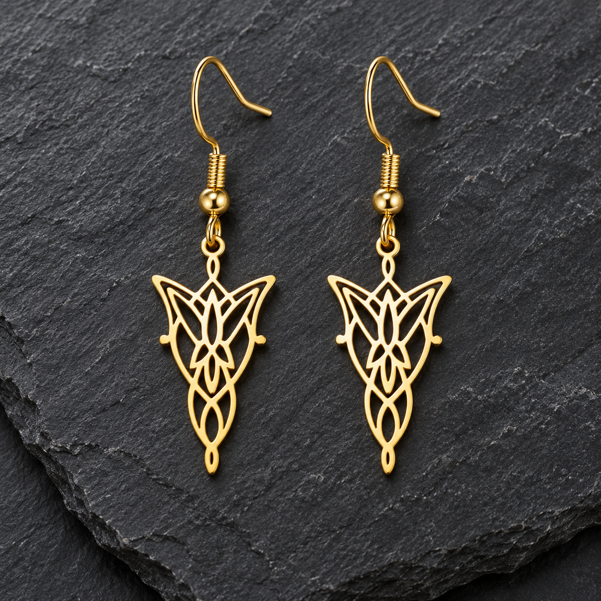 Arwen Evenstar earrings, Lord of the Rings earrings, Arwen jewelry, sterling silver LOTR jewelry, Elvish earrings, Evenstar jewelry, Arwen Undomiel earrings, Middle Earth jewelry, Rivendell jewelry, Lord of the Rings gift, LOTR women jewelry, Elven drop earrings, Aragorn Arwen gift, fantasy sterling silver earrings, Tolkien inspired jewelry, Evenstar earrings women, romantic fandom jewelry, Elvish bridal jewelry