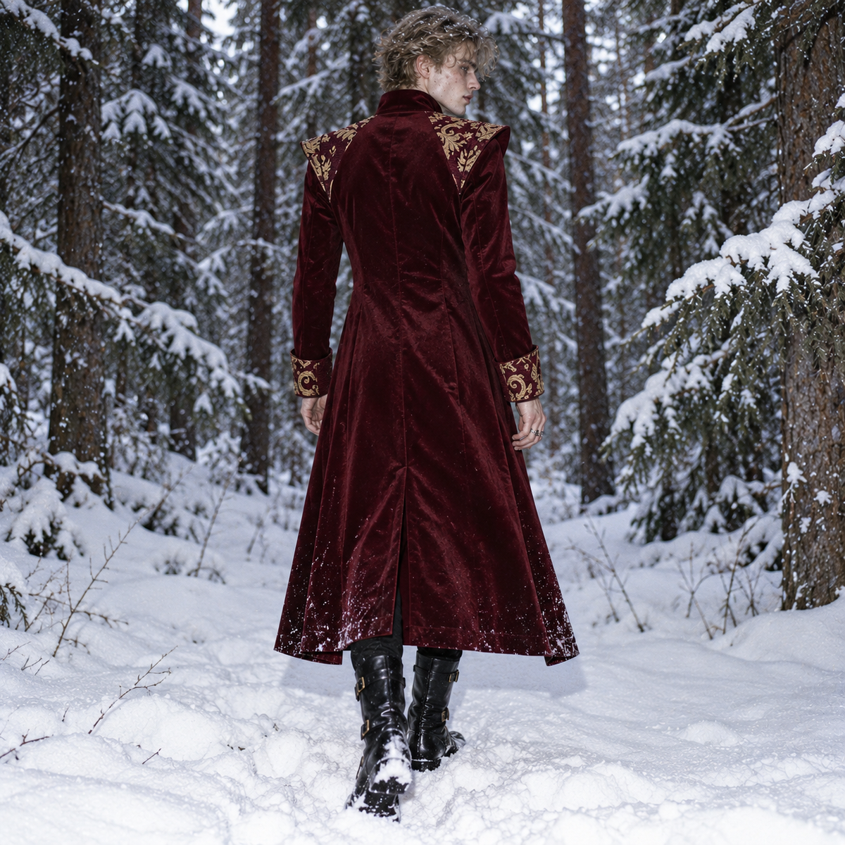 men’s Gothic Victorian tailcoat, men’s Gothic tailcoat, Victorian tailcoat men, Gothic Victorian coat, men’s steampunk tailcoat, steampunk coat men, Victorian coat men, Gothic coat men, men’s brocade tailcoat, gold brocade coat men, Gothic long coat men, Victorian frock coat, steampunk jacket men, Gothic jacket men, vampire coat men, aristocrat costume men, Victorian costume men, Gothic formal coat, Renaissance coat men, fantasy coat men, masquerade coat men, men’s Gothic clothing