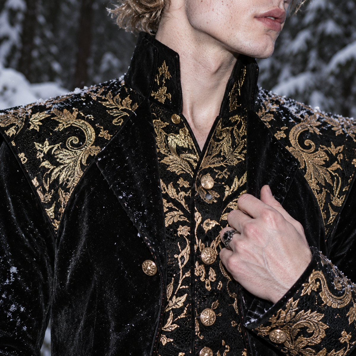 men’s Gothic Victorian tailcoat, men’s Gothic tailcoat, Victorian tailcoat men, Gothic Victorian coat, men’s steampunk tailcoat, steampunk coat men, Victorian coat men, Gothic coat men, men’s brocade tailcoat, gold brocade coat men, Gothic long coat men, Victorian frock coat, steampunk jacket men, Gothic jacket men, vampire coat men, aristocrat costume men, Victorian costume men, Gothic formal coat, Renaissance coat men, fantasy coat men, masquerade coat men, men’s Gothic clothing
