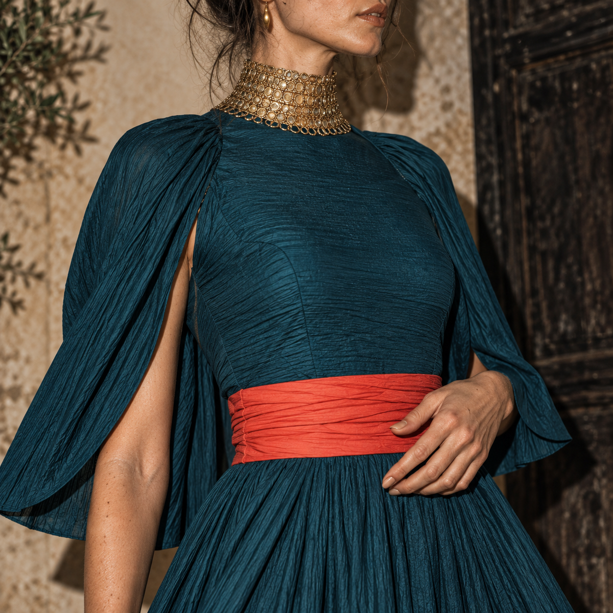 Penelope The Odyssey, The Odyssey 2026, Penelope costume, Penelope cosplay, Queen of Ithaca, Greek mythology costume, teal medieval gown, teal cape sleeve dress, movie character outfit, Anne Hathaway Penelope, Odyssey Halloween costume, ancient queen costume, mythology Halloween outfit, burgundy belt dress, teal cosplay gown, Greek queen dress, film inspired costume, Penelope green dress, Penelope blue dress, Ithaca queen costume