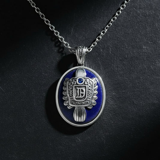 Real Sterling Silver Custom Vampire Diaries Damon & Stefan Salvatore Pendant - The Vampire Diaries - 