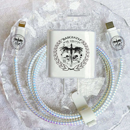 Fourth Wing Celestial Tairn & Andarna Dragon Apple Charger Protective Case - Fourth Wing - 5