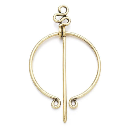 Women's Viking Celtic Knot Medieval Renaissance Shawl Pin Brooch