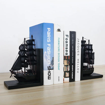 Disney's Pirates of the Caribbean Black Pearl Ship Metal Bookends