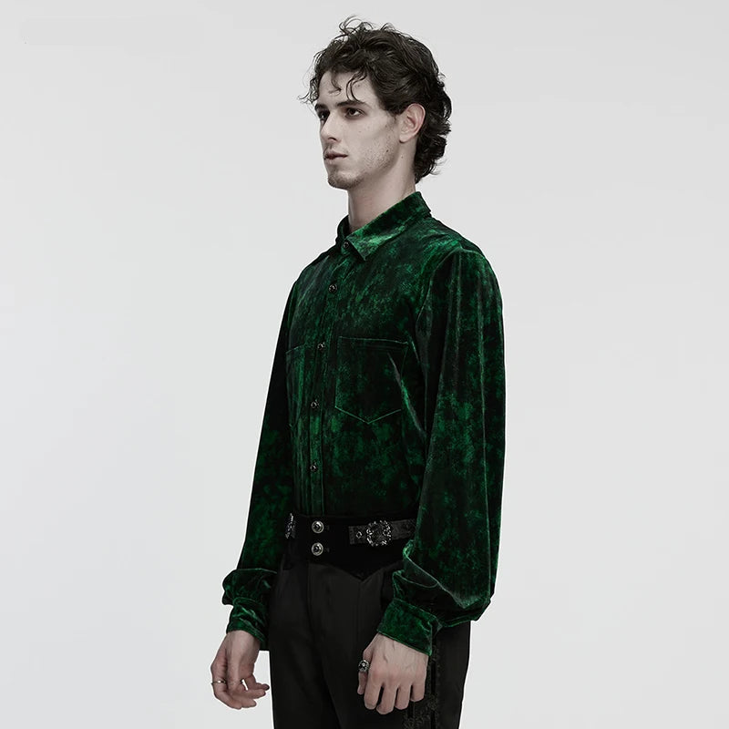 mens green velvet shirt, aristocrat, vampire, vintage, fantasy, old world, lovezaqua, men's green velvet shirt, emerald green velvet shirt, gothic velvet shirt, mens gothic shirt, men's gothic shirt, green gothic shirt, velvet button up shirt, mens velvet shirt, men's velvet shirt, velvet dress shirt, green dress shirt men, gothic dress shirt, long sleeve velvet shirt, gothic menswear, romantic menswear, dark romantic clothing, alternative menswear, Victorian inspired menswear, elegant gothic shirt, green f
