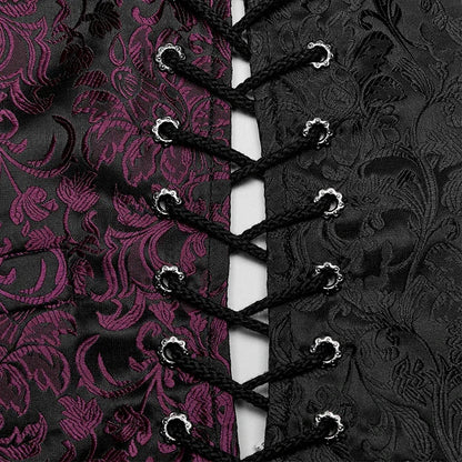 men's gothic waistcoat, Victorian waistcoat men, gothic brocade vest, jacquard waistcoat men, vampire waistcoat, burgundy gothic vest, black red brocade waistcoat, Victorian men's clothing, gothic aristocrat fashion, steampunk waistcoat, men's gothic formalwear, Regency inspired vest, vampire wedding outfit, gothic groom attire, lace up waistcoat, adjustable Victorian vest, floral jacquard clothing, dark romantic menswear, gothic masquerade clothing, Victorian gentleman vest, men's alternative formalwear
