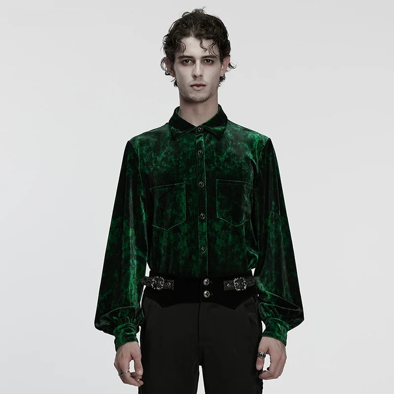 mens green velvet shirt, aristocrat, vampire, vintage, fantasy, old world, lovezaqua, men's green velvet shirt, emerald green velvet shirt, gothic velvet shirt, mens gothic shirt, men's gothic shirt, green gothic shirt, velvet button up shirt, mens velvet shirt, men's velvet shirt, velvet dress shirt, green dress shirt men, gothic dress shirt, long sleeve velvet shirt, gothic menswear, romantic menswear, dark romantic clothing, alternative menswear, Victorian inspired menswear, elegant gothic shirt, green f