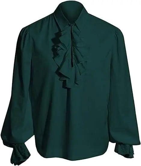 Victorian Renaissance Pirate Ruffled Sleeve Unisex Medieval Shirt
