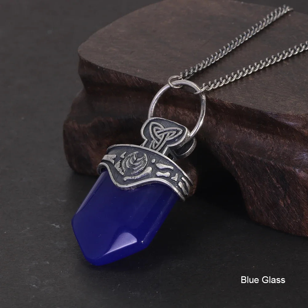 The Originals Freya Mikaelson 925 Sterling Silver Lapis Lazuli Talisman Necklace