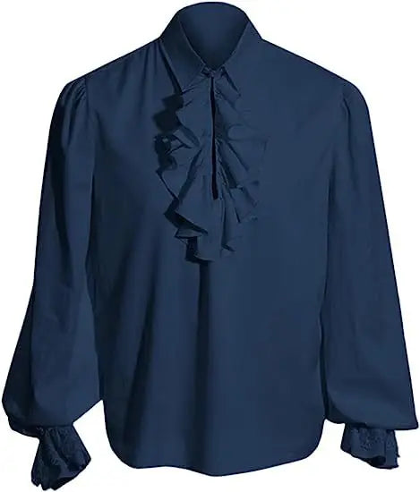 Victorian Renaissance Pirate Ruffled Sleeve Unisex Medieval Shirt