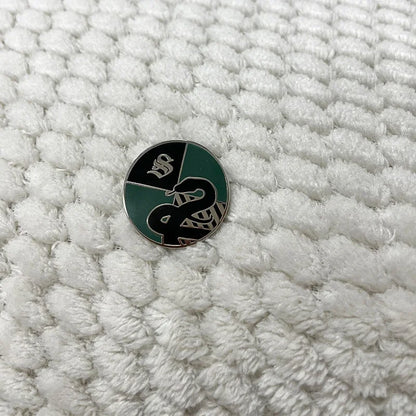 Harry Potter Slytherin Hogwarts House Crest Enamel Brooch Pin