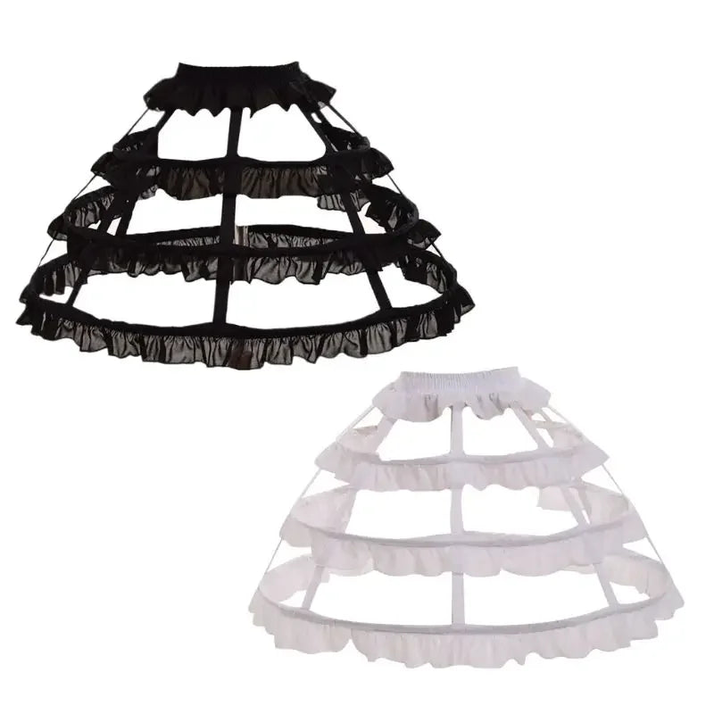 Women's Structured Hoop Bird Cage Petticoat Volumizing Underskirt