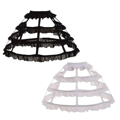 Women's Structured Hoop Bird Cage Petticoat Volumizing Underskirt