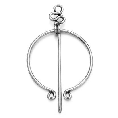 Women's Viking Celtic Knot Medieval Renaissance Shawl Pin Brooch