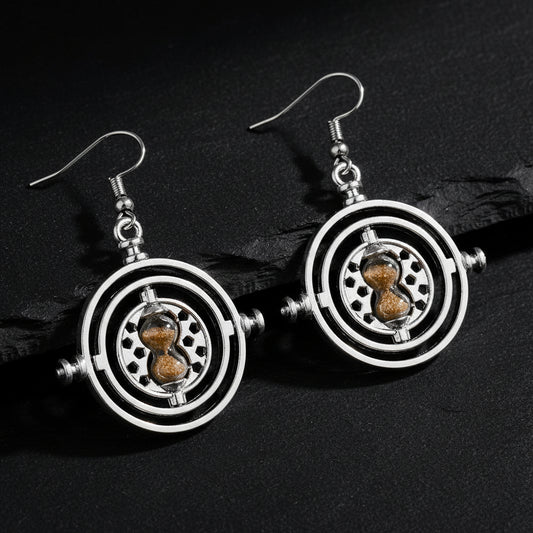 Harry Potter Prisoner of Azkaban Time Turner Hourglass Women's Earrings - Lovez Aqua© - 
