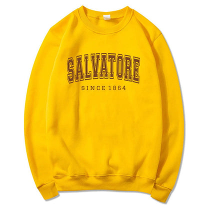 "Salvatore Since 1864" The Vampire Diaries Women's Crewneck Sweatshirt - The Vampire Diaries - 