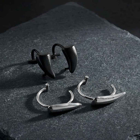 Vampire Fang Non-Piercing Lip Rings | Gothic Fake Snake Bites