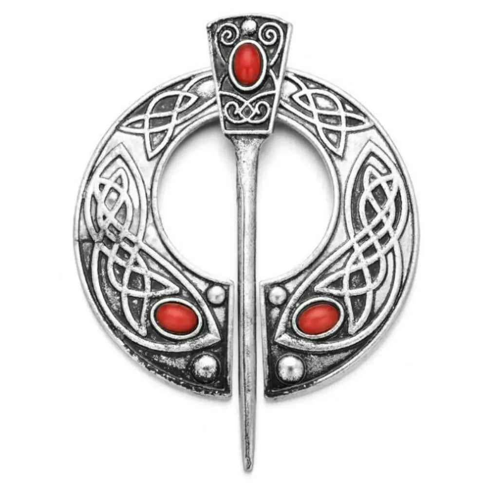 Women's Viking Celtic Knot Medieval Renaissance Shawl Pin Brooch