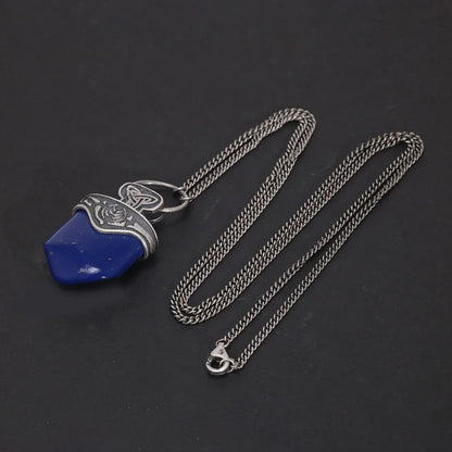 The Originals Freya Mikaelson 925 Sterling Silver Lapis Lazuli Talisman Necklace