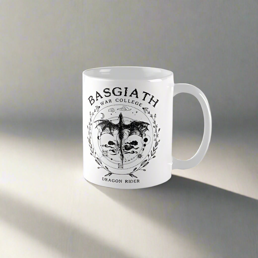 Fourth Wing Basgiath War College Dragon Riders Ceramic Coffee Mug (330ml) - Fourth Wing - 