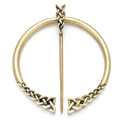 Women's Viking Celtic Knot Medieval Renaissance Shawl Pin Brooch