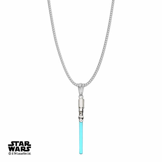 Star Wars™ Stainless Steel Lightsaber Necklace - Disney - 