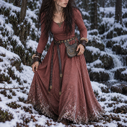 The Originals Tatia Replica Medieval Long Sleeve Maxi Dress