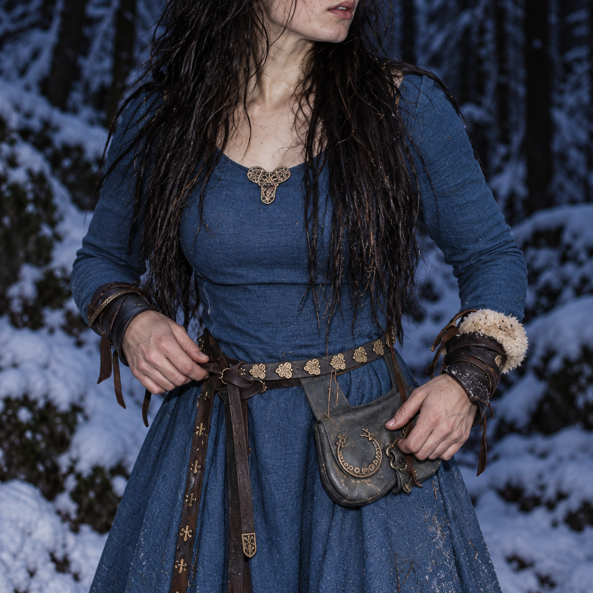 The Originals Tatia Replica Medieval Long Sleeve Maxi Dress