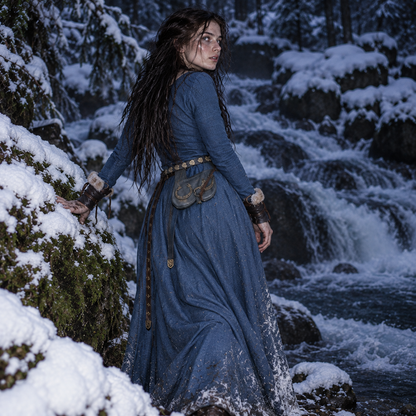 The Originals Tatia Replica Medieval Long Sleeve Maxi Dress